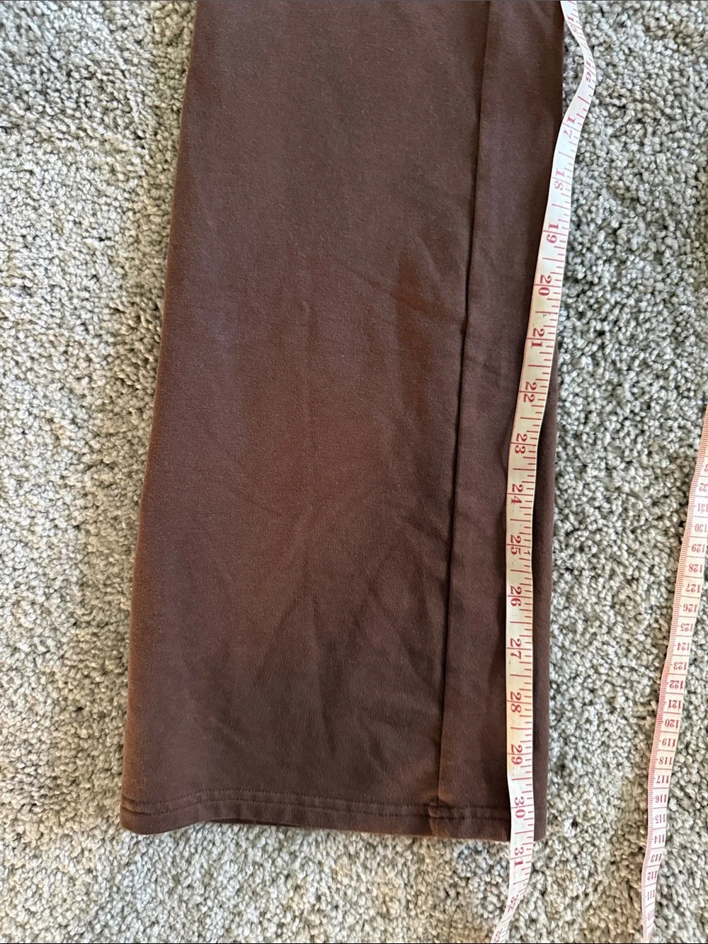 ALO Sway Bootcut Sweatpant, Brownstone, size XS